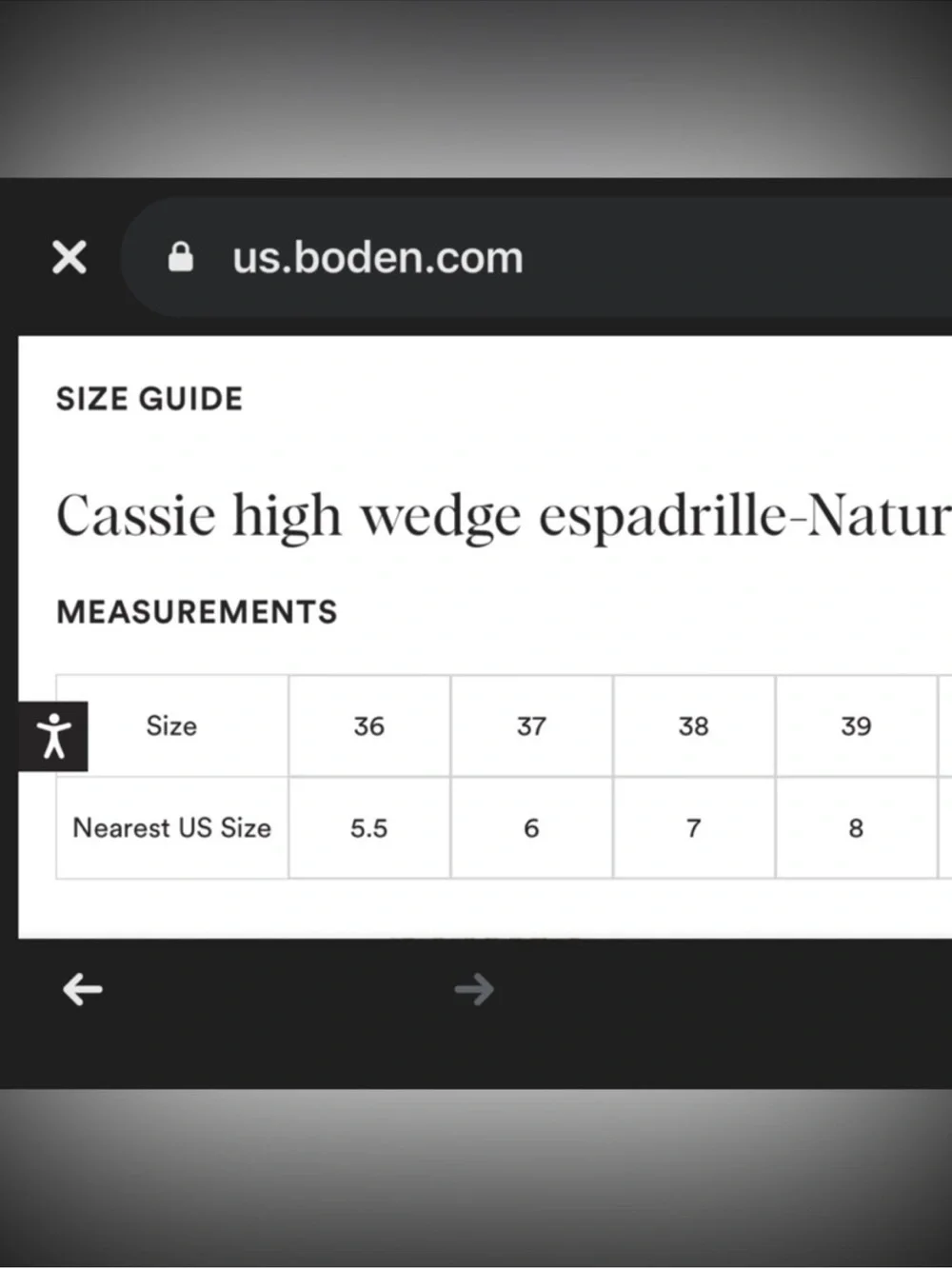 BODEN Cassie High Wedge Espadrille Sandal